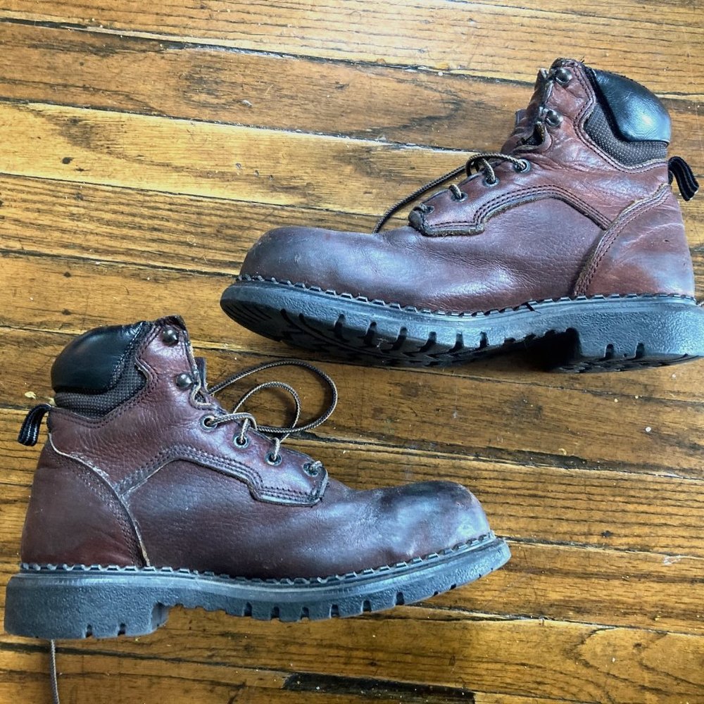 Red Wing steel toe work boots